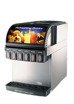 6 flavour juice dispenser